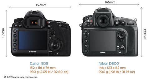 Canon EOS 5DS vs Nikon D800 Karşılaştırma